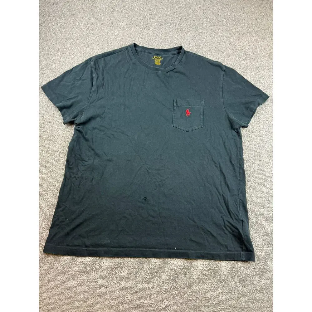 Polo‎ Ralph Lauren Men's Medium Black Classic Fit Pocket T-Shirt